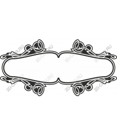  Elegant black and white frame