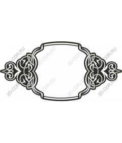 Elegant decorative frame