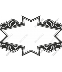  Decorative frame-star