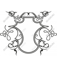 Intricate decorative frame