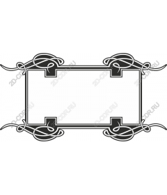  Elegant decorative frame