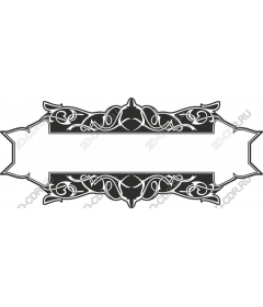 Vintage decorative frame