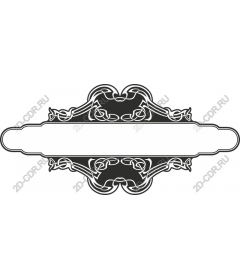 Vintage decorative frame