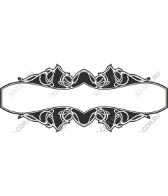  Elegant decorative floral frame