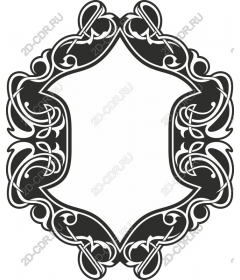 Vintage decorative frame