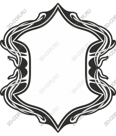Exquisite vintage frame