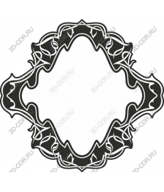 Exquisite vintage frame