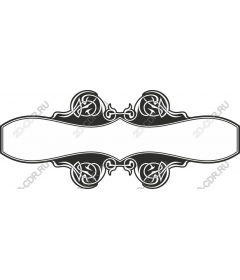 Exquisite vintage banner
