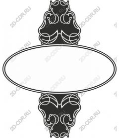Vintage decorative sticker