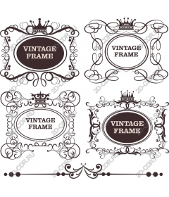  Elegant collection of vintage frames