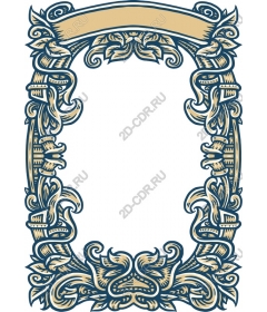 Elegant vintage frame