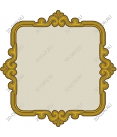 Exquisite vintage ornate frame