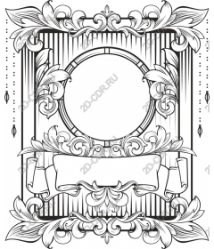  Elegant decorative vintage frame