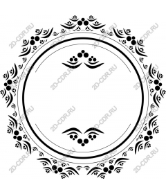Decorative frame "Floral elegance"