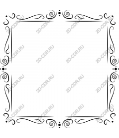  Elegant decorative frame
