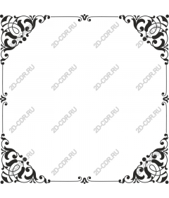 Exquisite vintage frame