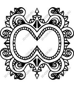 Decorative frame-ornament