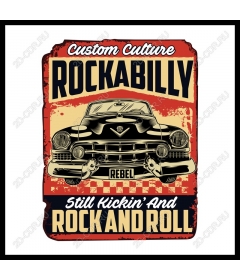  Винтажный автомобиль Rockabilly Rebel