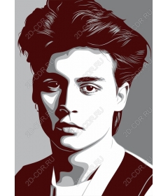  Artistic monochrome portrait