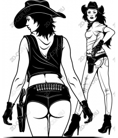  Fierce cowgirl