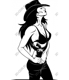  Fierce woman cowboy