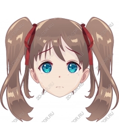  Emotional expression: the Girl with tears in the eyes