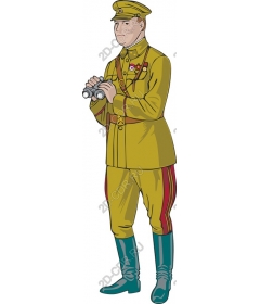 Vintage military officer