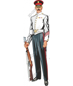 Vintage military officer