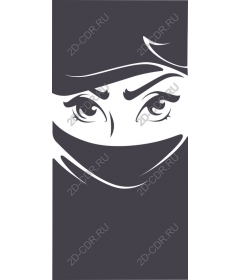  Elegant women's eyes