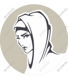  Elegant woman in a hijab