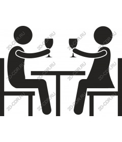  A toast to a romantic dinner