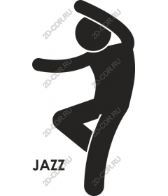 Dynamic jazz dancer