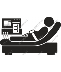  Bed for patient monitoring