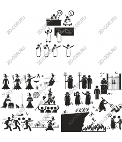  Collection of witch-themed