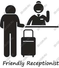 Friendly receptionist