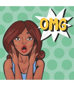  Surprised woman OMG