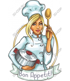  Charming chef - Bon appetit!
