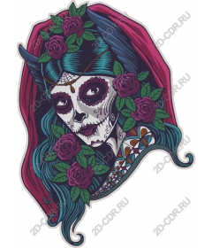 Day of the dead Sugar skull