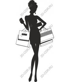  Elegant lady shopping