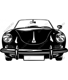 Classic black sports car