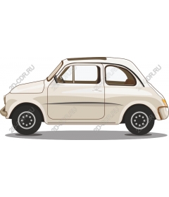 Классический бежевый автомобиль