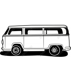  Classic retro van