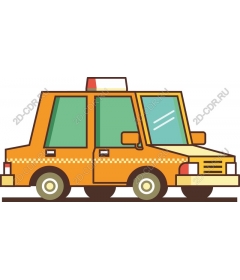  Classic orange taxi