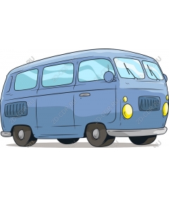  Classic blue van