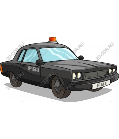  A patrol car of the FBI