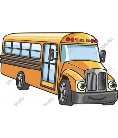 Funny school bus