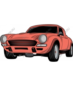 Классический Коралловый Автомобиль