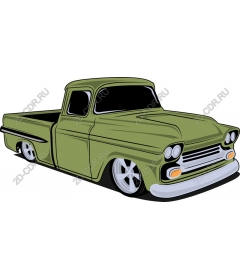  Classic green pickup