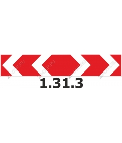  Красный шевронный узор - Код 1.31.3