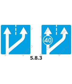 Sign two-way traffic
